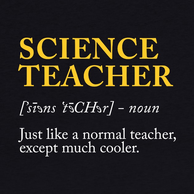 Science teacher definition by teesumi